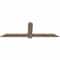 Ekena Millwork Eugene Smooth Timber Gable Bracket, Douglas Fir, 72"W x 24"H x 1 1/2"D x 5 1/2"F, 8/12 Pitch GBW072X24X0206EUG00SDF - alternate 3